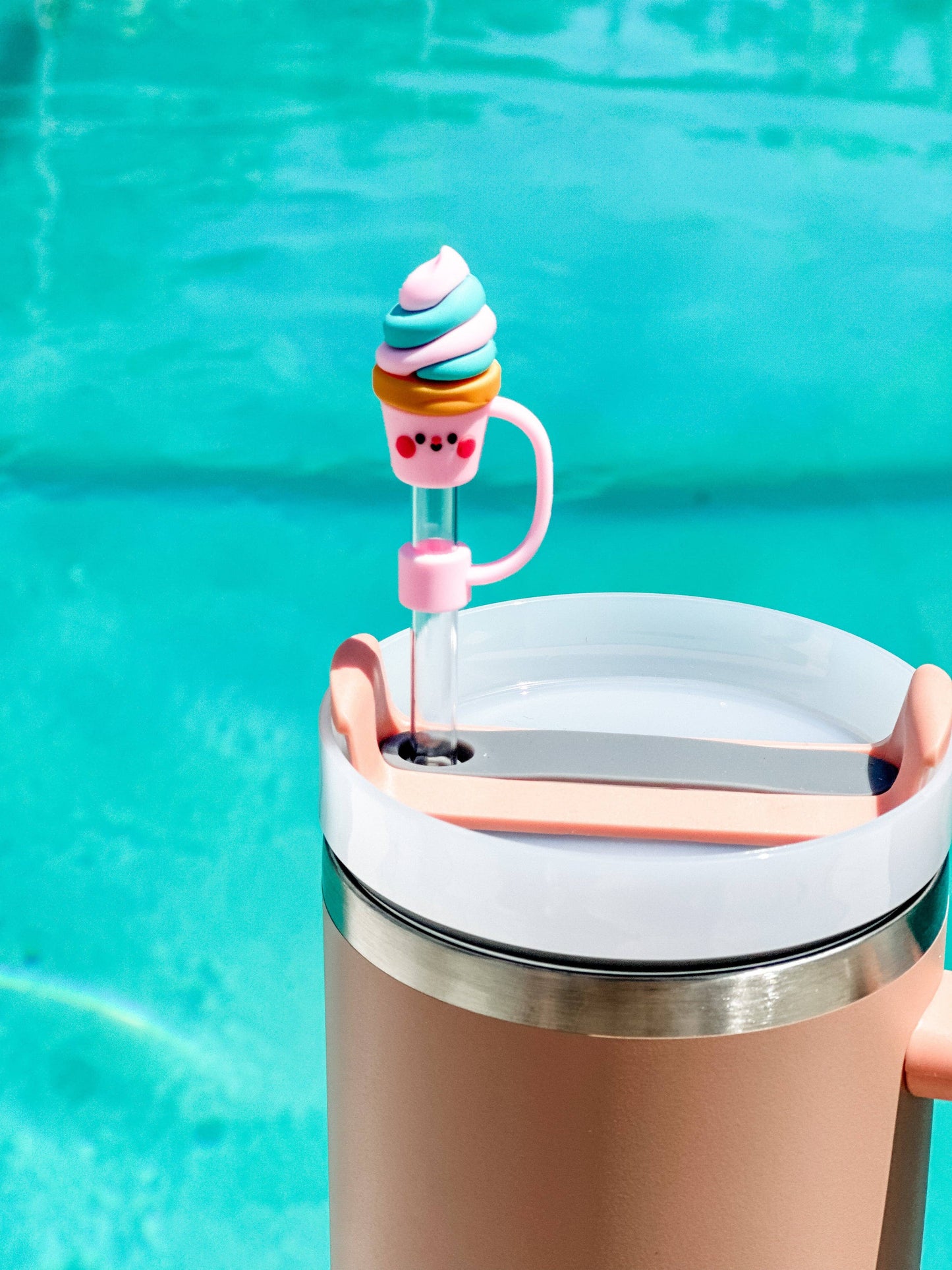 Ice Cream Cone Straw Cover