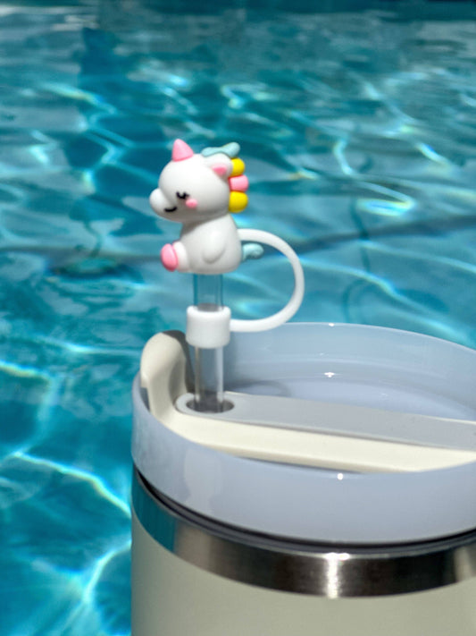 Happy Unicorn Straw Cover