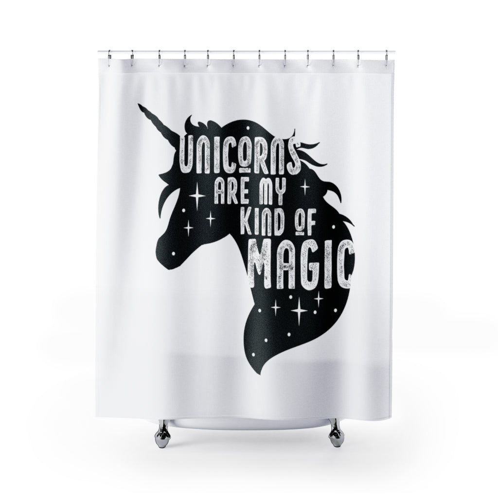 Snazzy Unicorn Shower Curtains