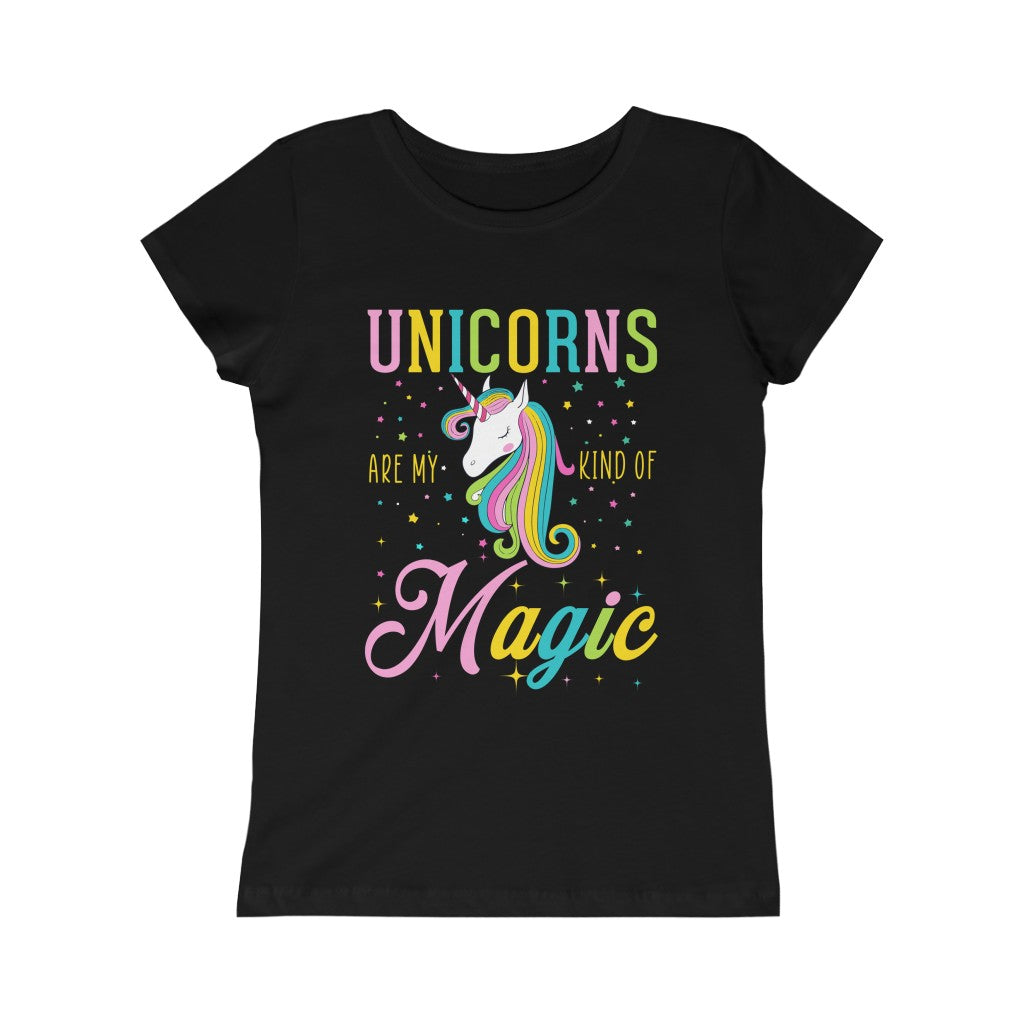 Girls Magical Unicorn Princess Tee