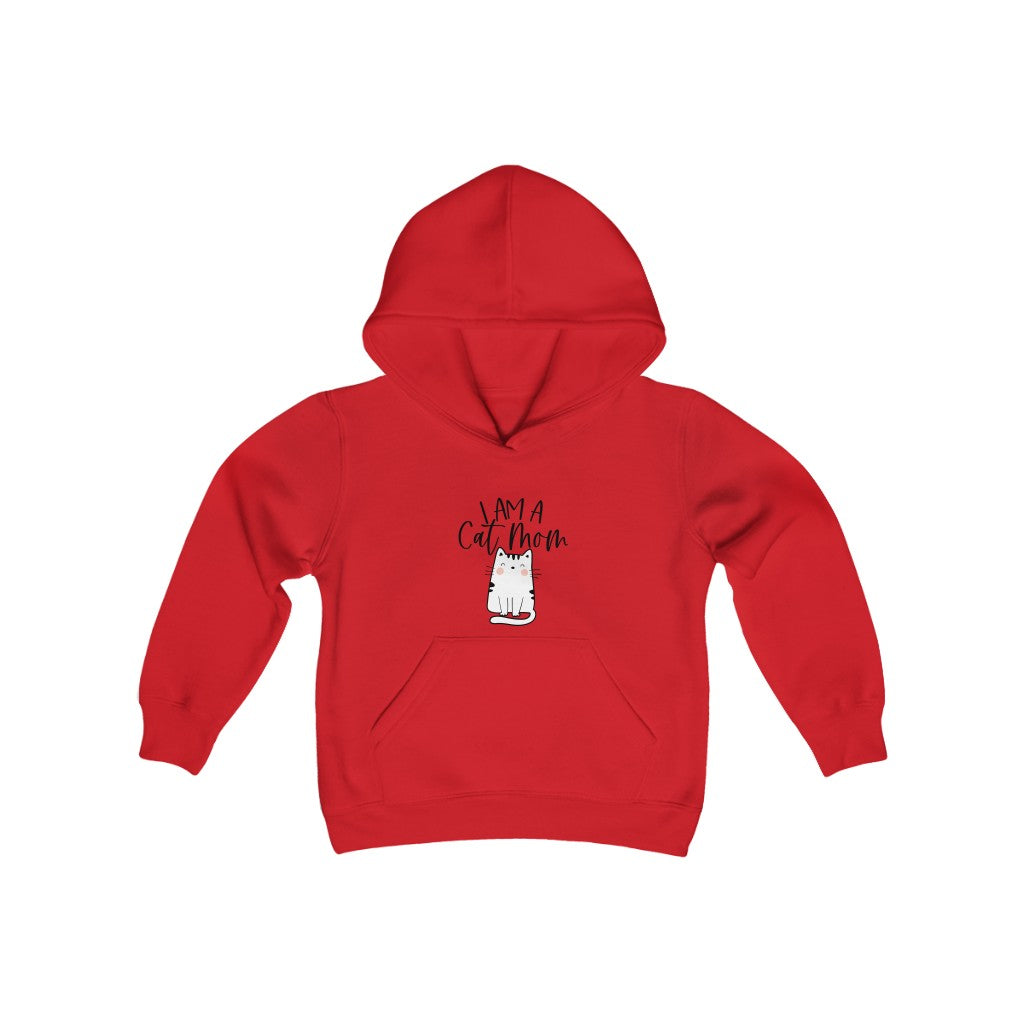 Cat Mom Kids Hoodie