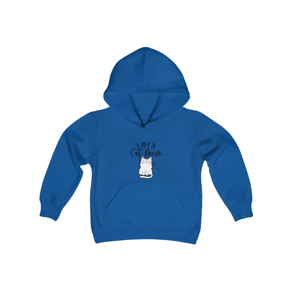 Cat Mom Kids Hoodie