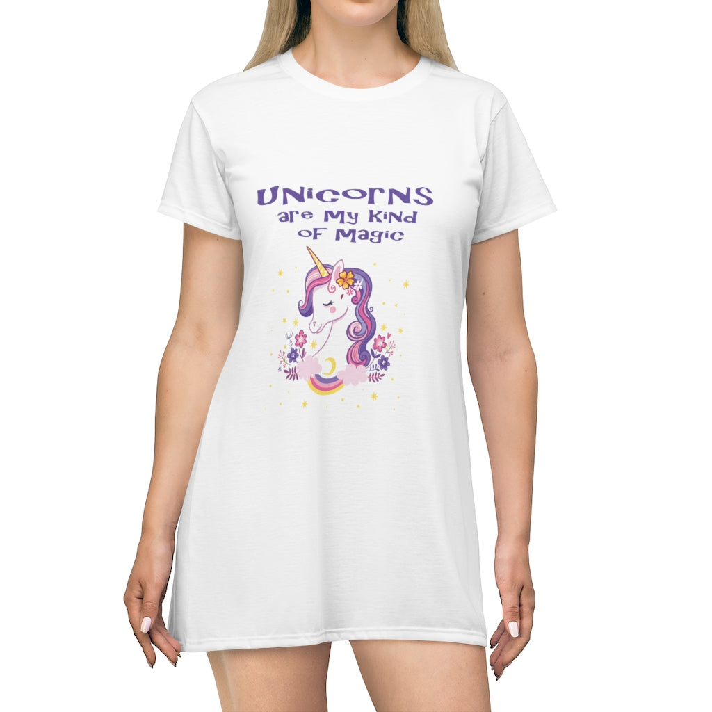 Unicorn Magic T-Shirt Dress