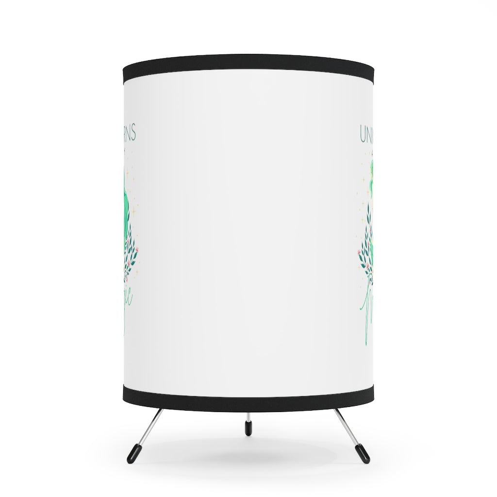 Tripod Lamp with High-Res Printed Shade, US\CA plug