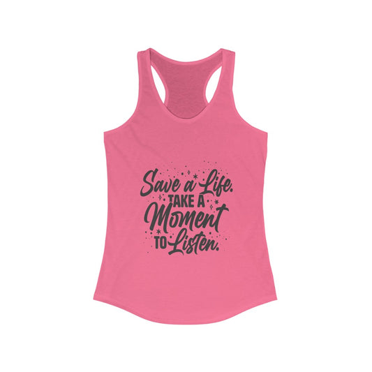 Women's Save a Life Racerback Tank