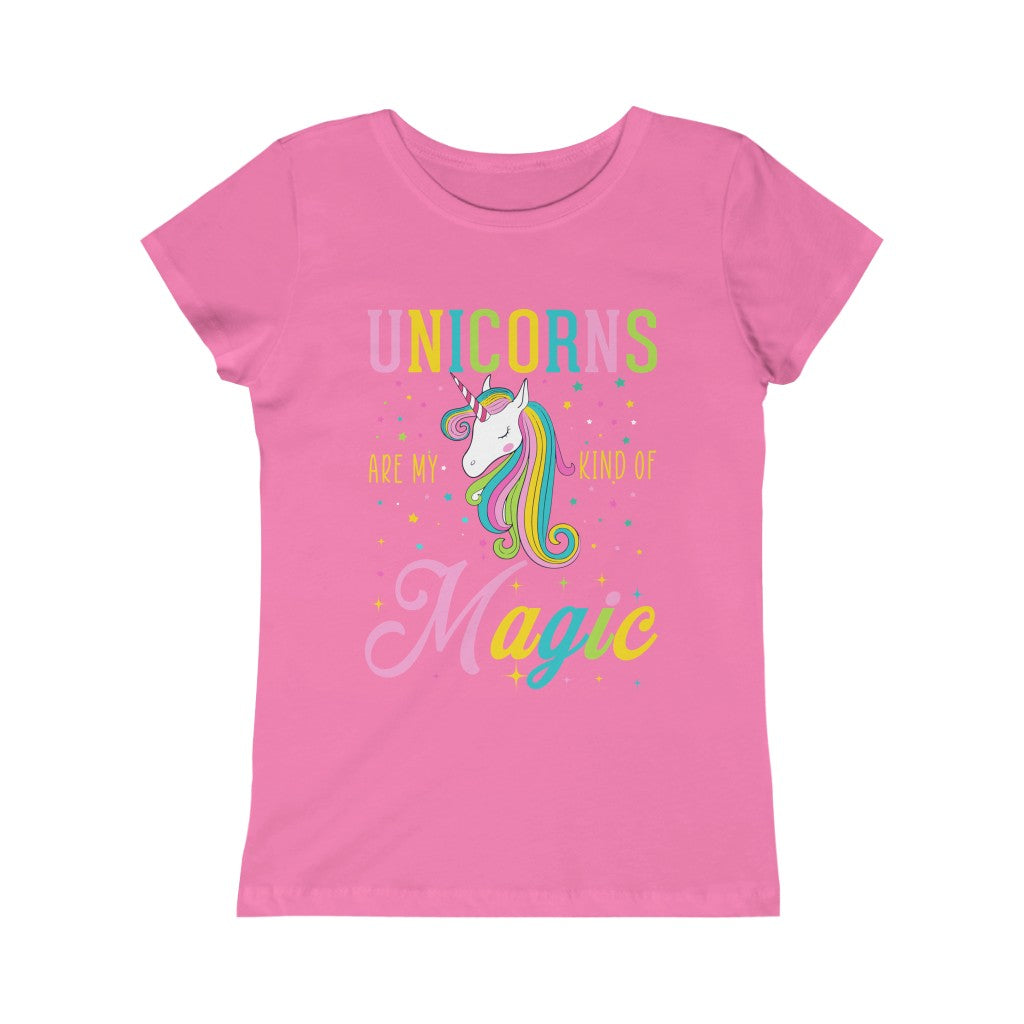 Girls Magical Unicorn Princess Tee
