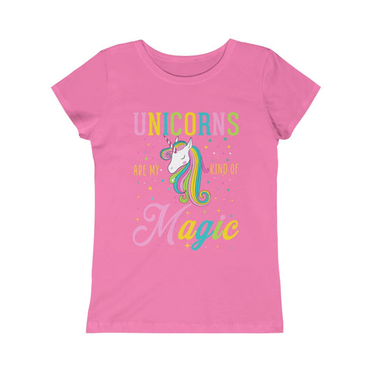 Girls Magical Unicorn Princess Tee