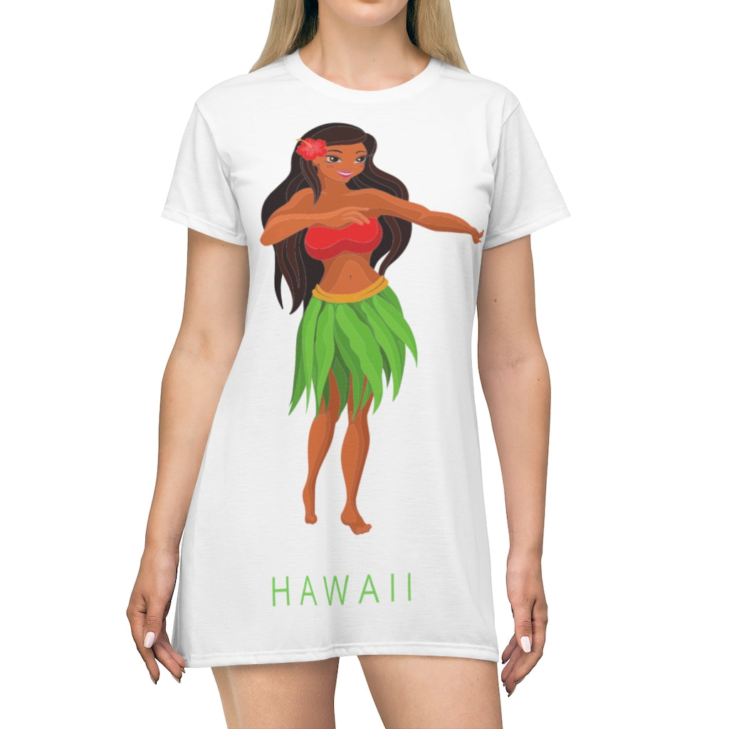 Luau T-Shirt Dress