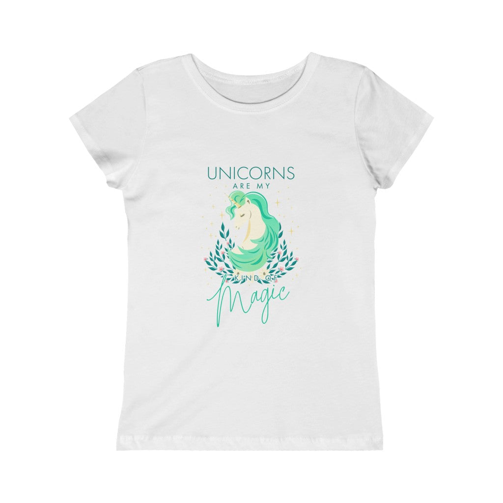 Girls Pretty Unicorn Princess Tee