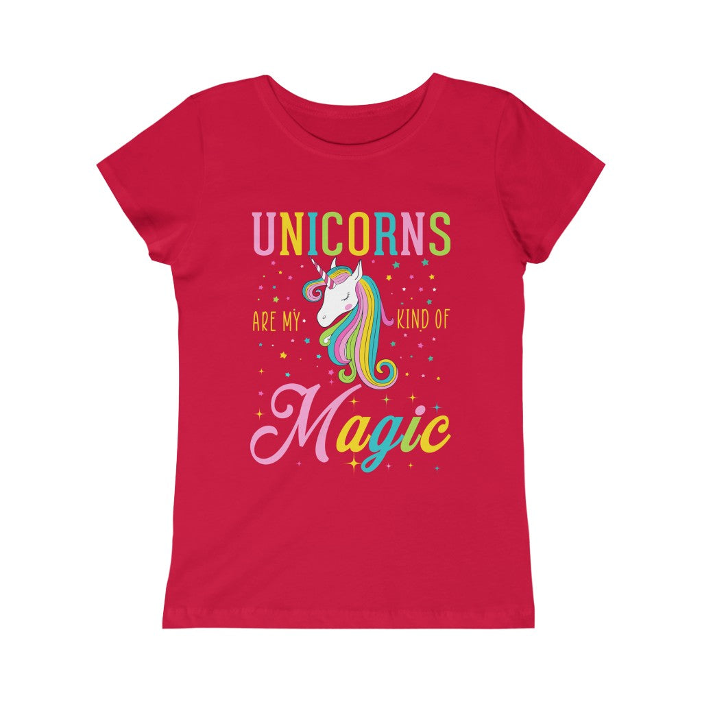 Girls Magical Unicorn Princess Tee