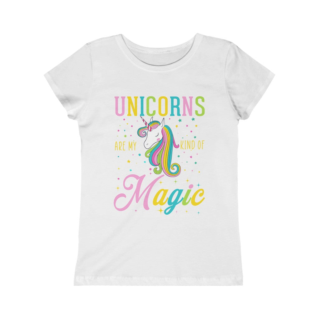 Girls Magical Unicorn Princess Tee