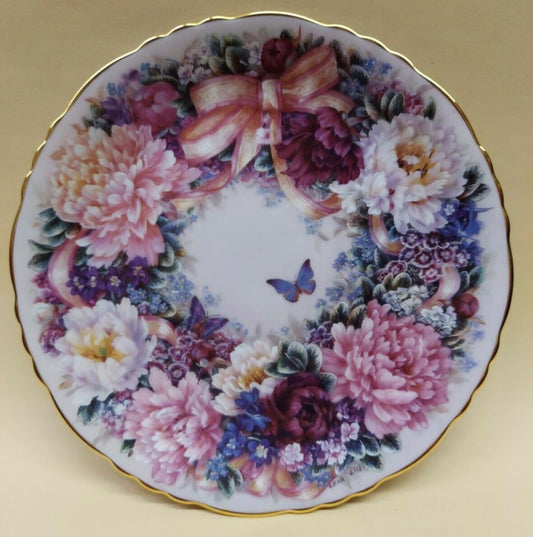 Circle of Love Floral Plate