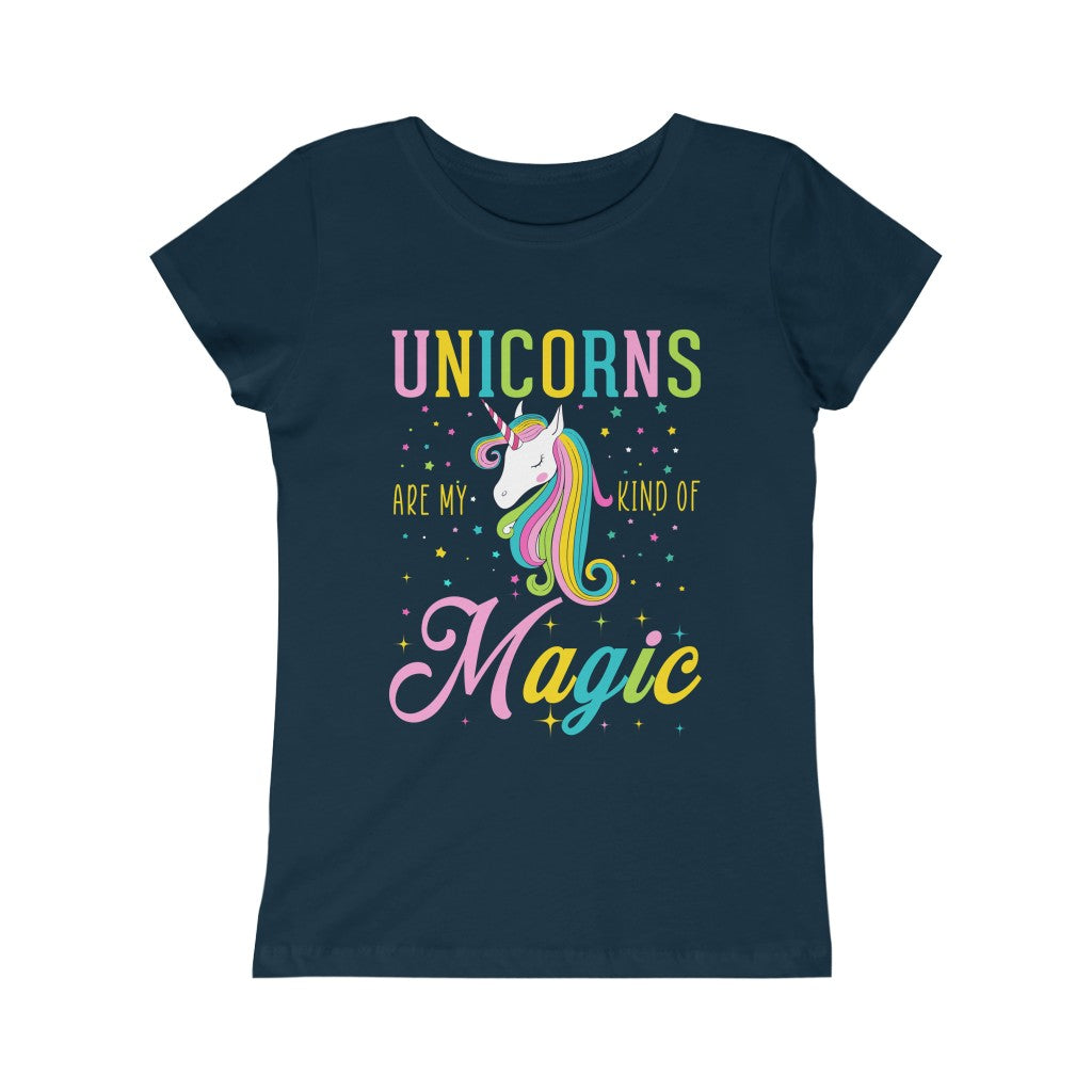 Girls Magical Unicorn Princess Tee
