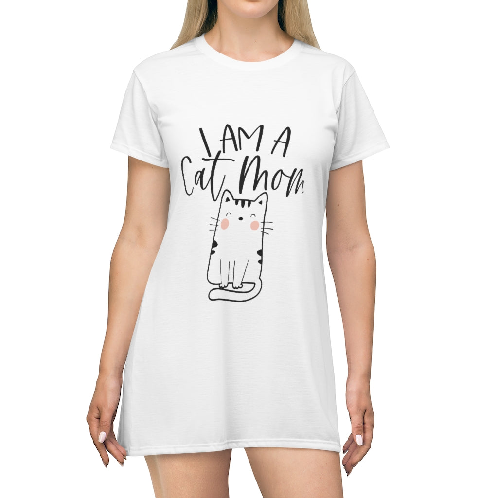 Cat Lovers Tshirt Dress