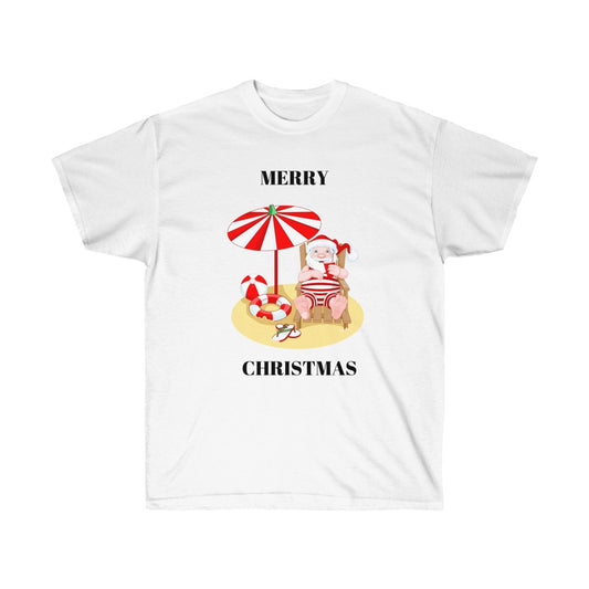 Merry Christmas Hawaii Beach T-Shirt
