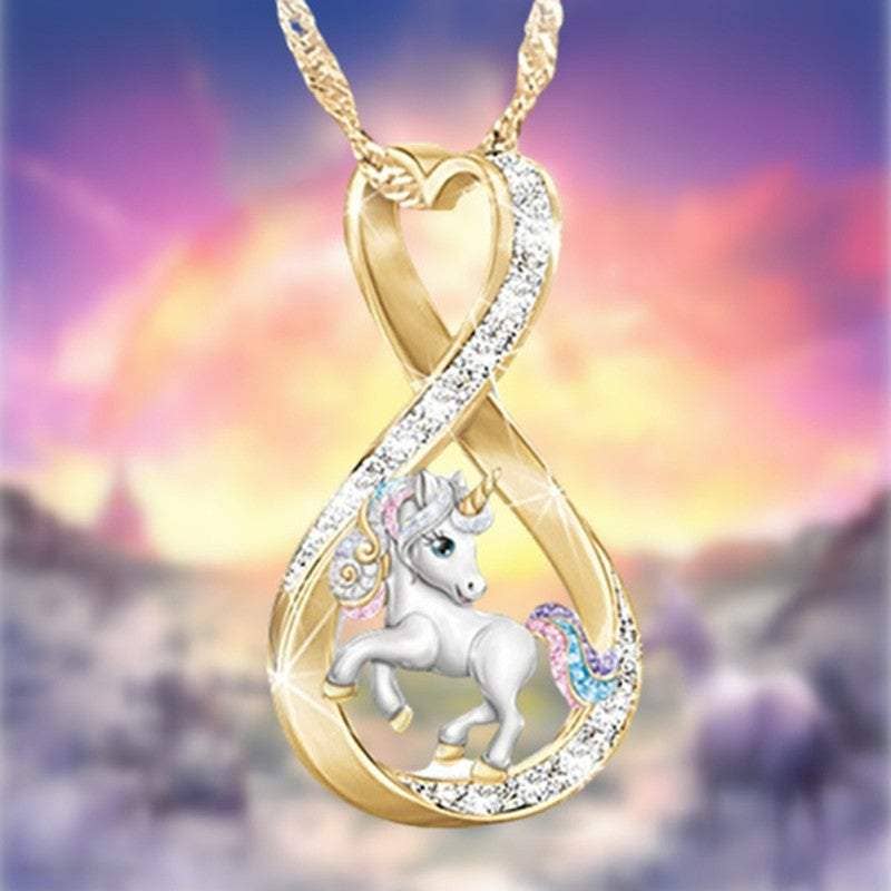 Infinity Unicorn Necklace