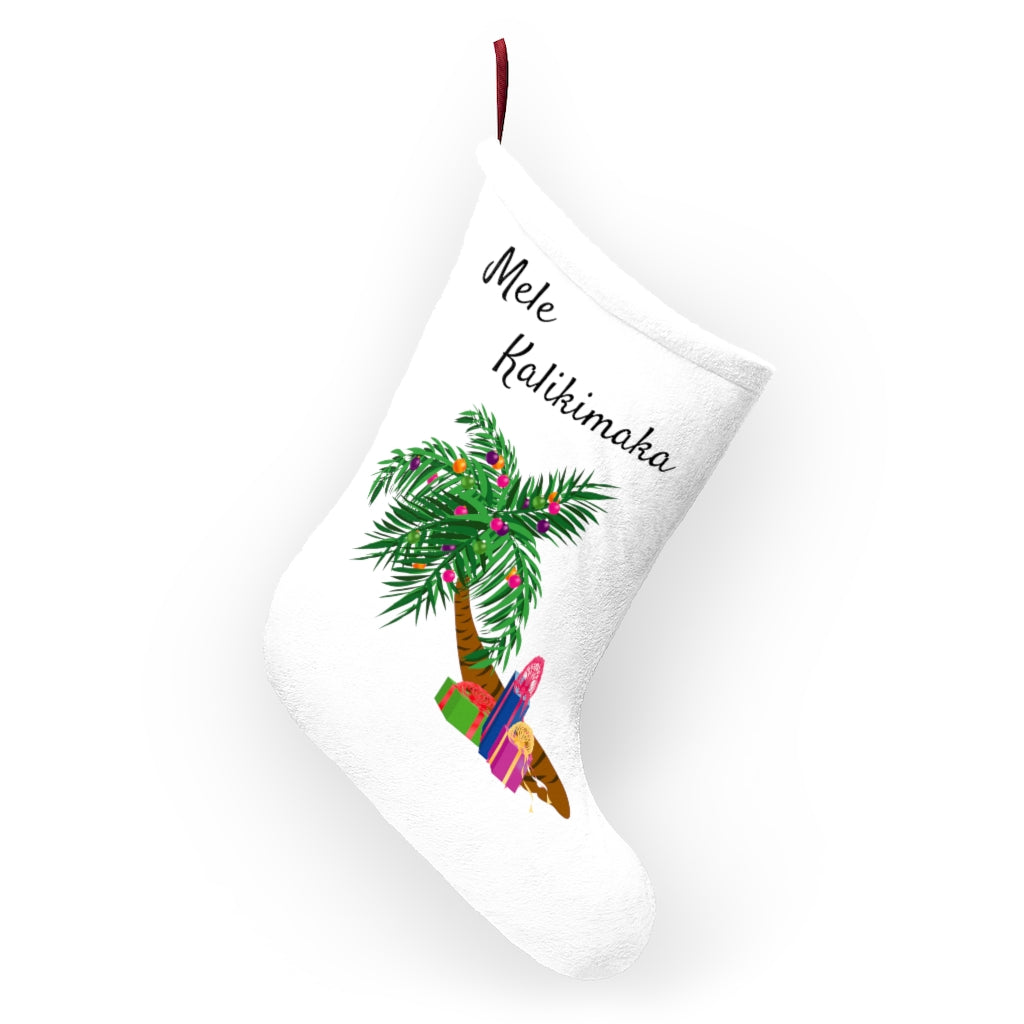 Mele Kalikimaka Palm Tree Christmas Stockings