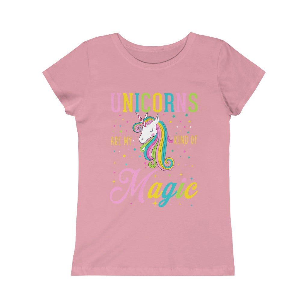 Girls Magical Unicorn Princess Tee