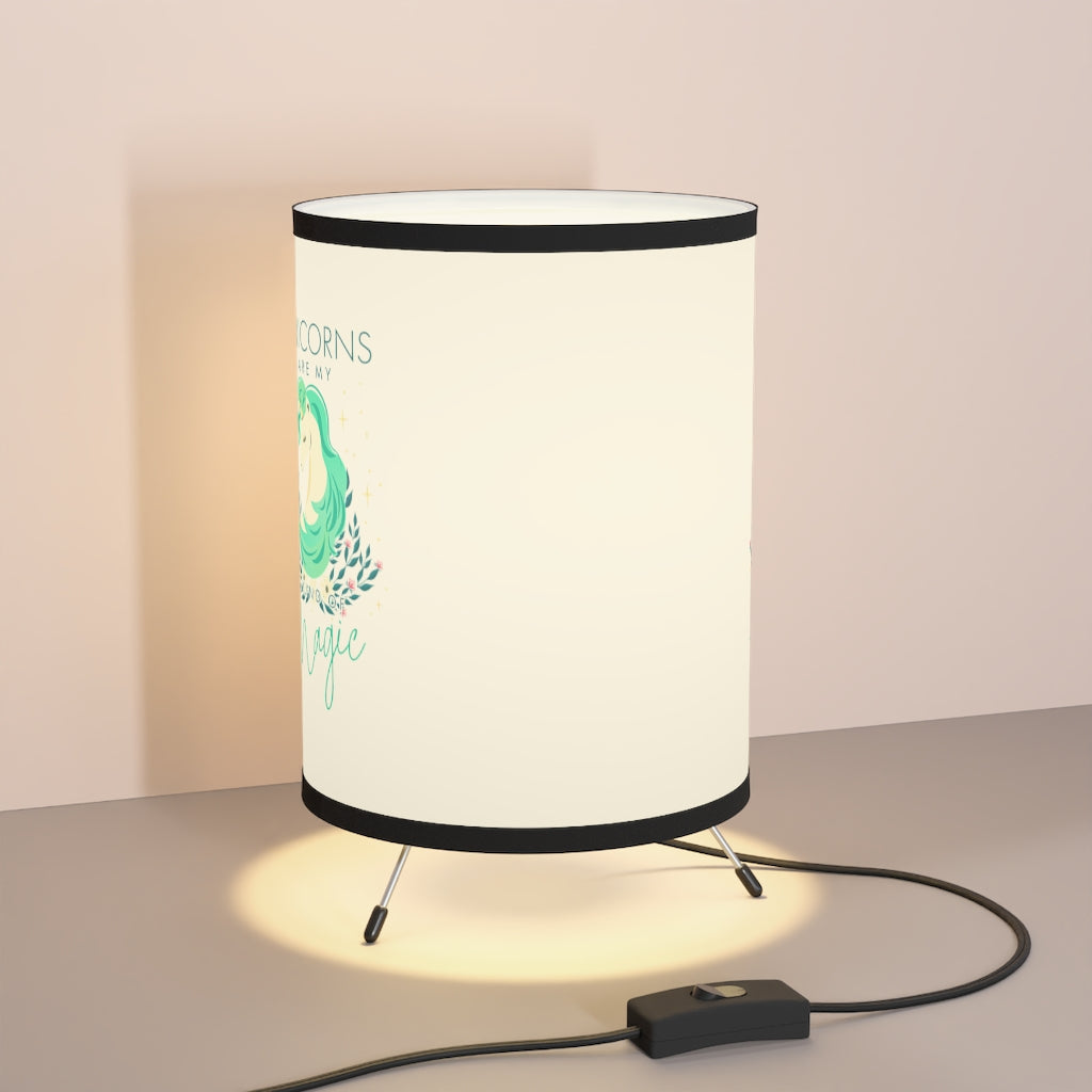 Tripod Lamp with High-Res Printed Shade, US\CA plug
