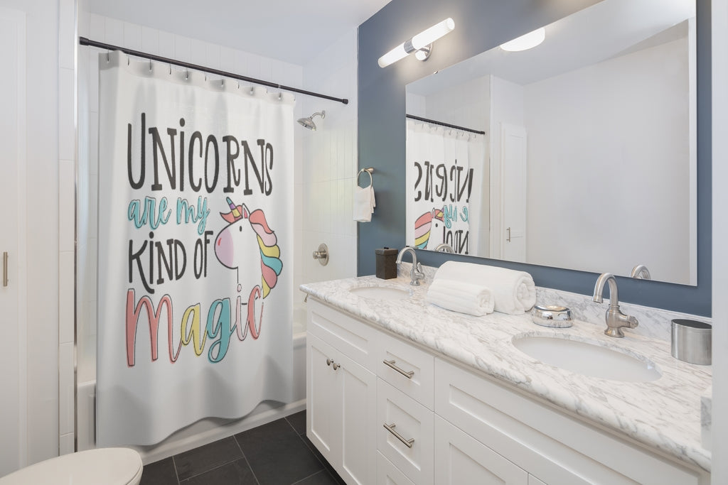 Unicorn Magic Shower Curtains