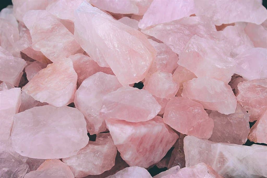 timesreel - Rose Quartz Crystal Chunk