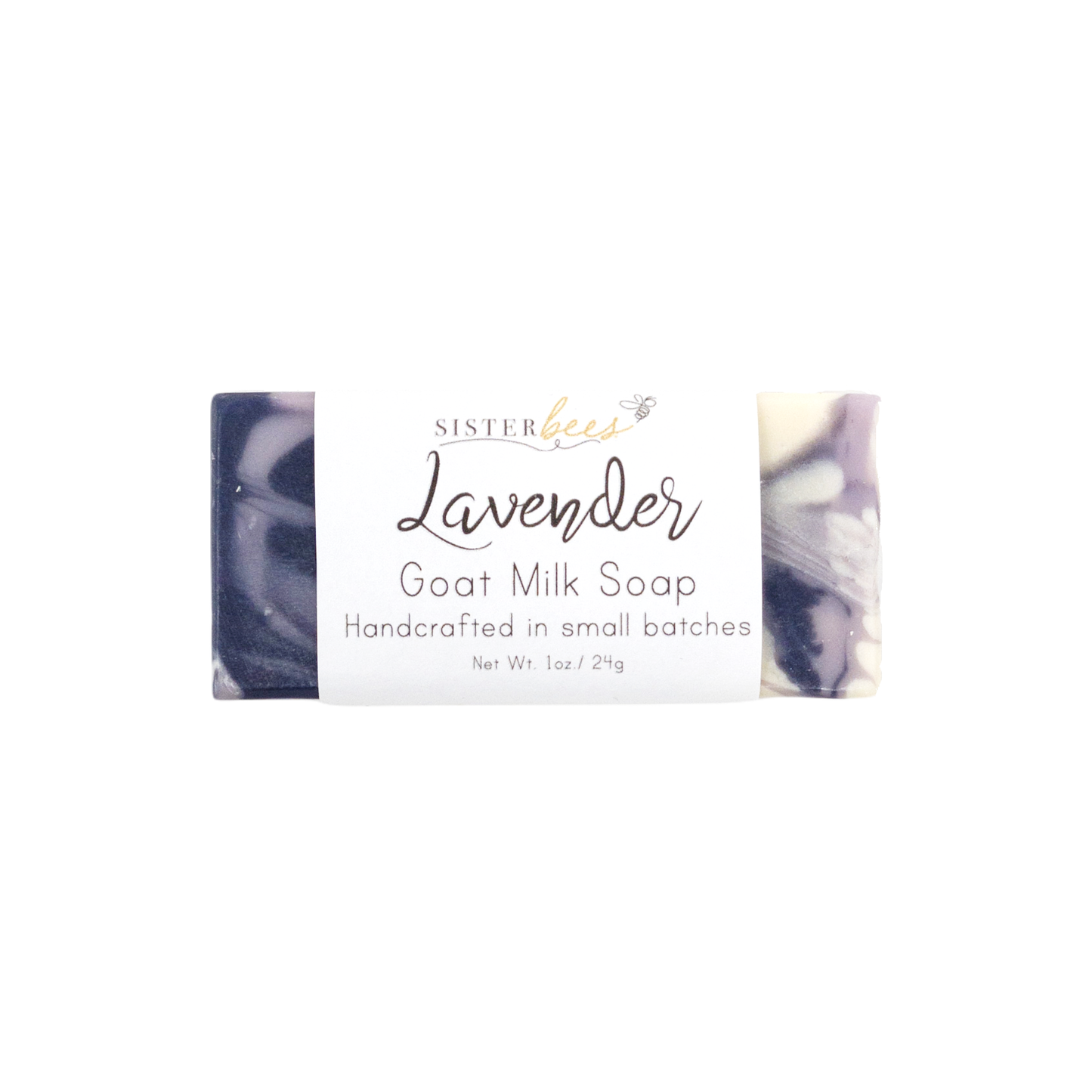 Sister Bees LLC - Travel Size Lavender Goats Milk Soap